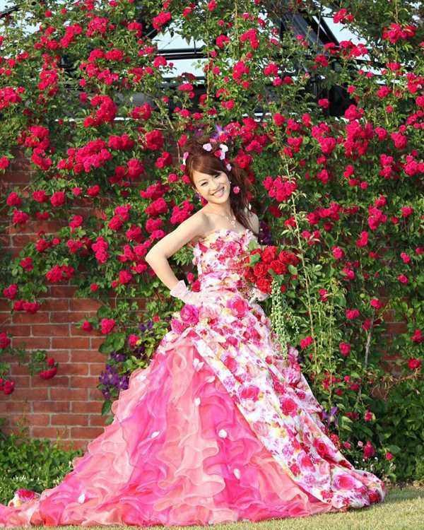 IRIS ホワイトバラ薔薇大きいばらウエディングドレス一式セットフォト前撮り - alacantitv.com