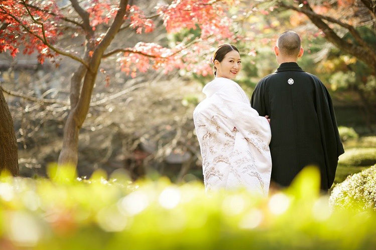 前撮り,八芳園