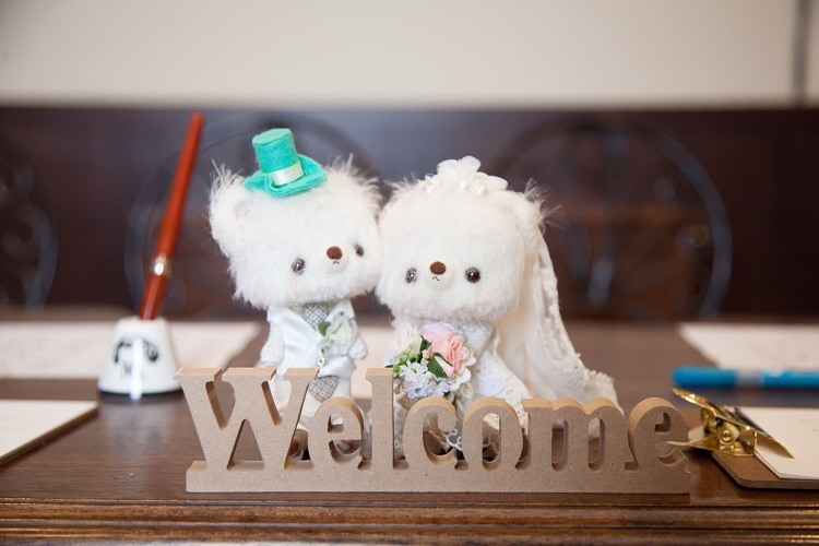Amazon.co.jp: 新郎 新婦 編みぐるみ ウェディングドール 結婚