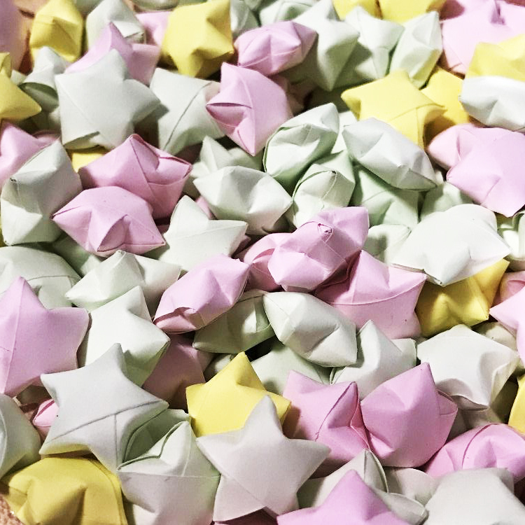 スターウェディング＊会場に飾る星のアイテムや前撮り撮影小物を手作り