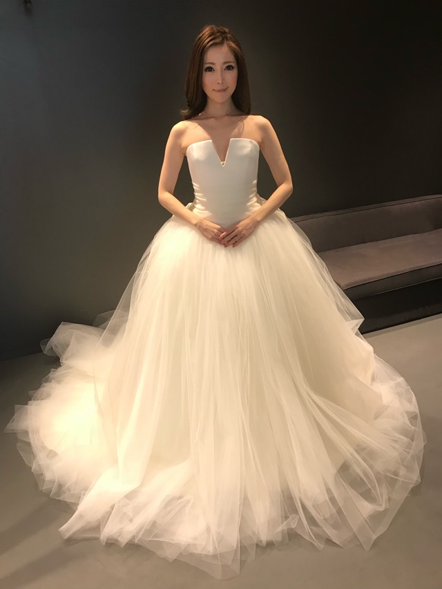 ティアラ、イヤリング等の小物もお付けします】Vera wang ヴェラウォン