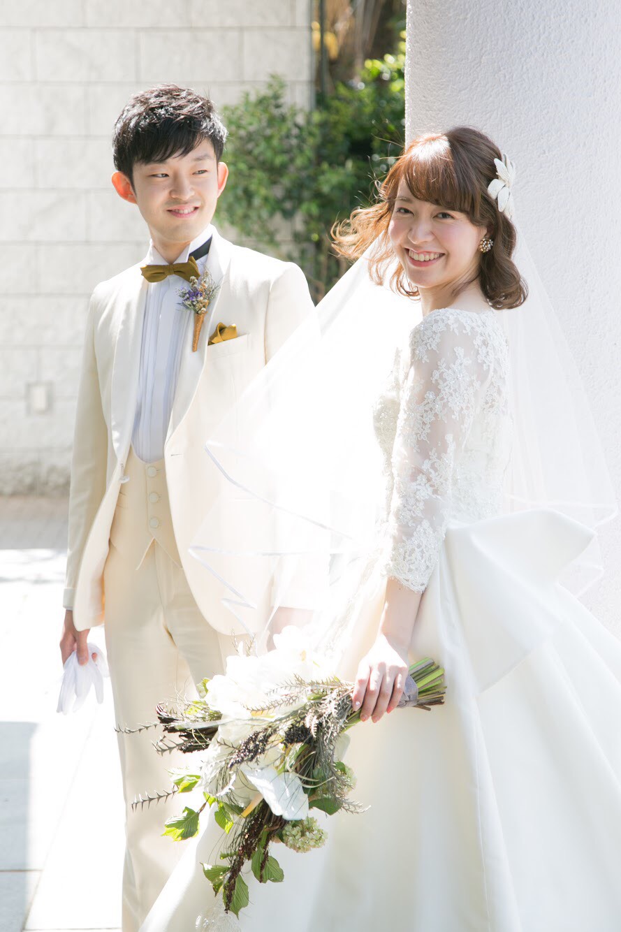 髪の毛が短いショートの花嫁ヘアアレンジ Marryマリー