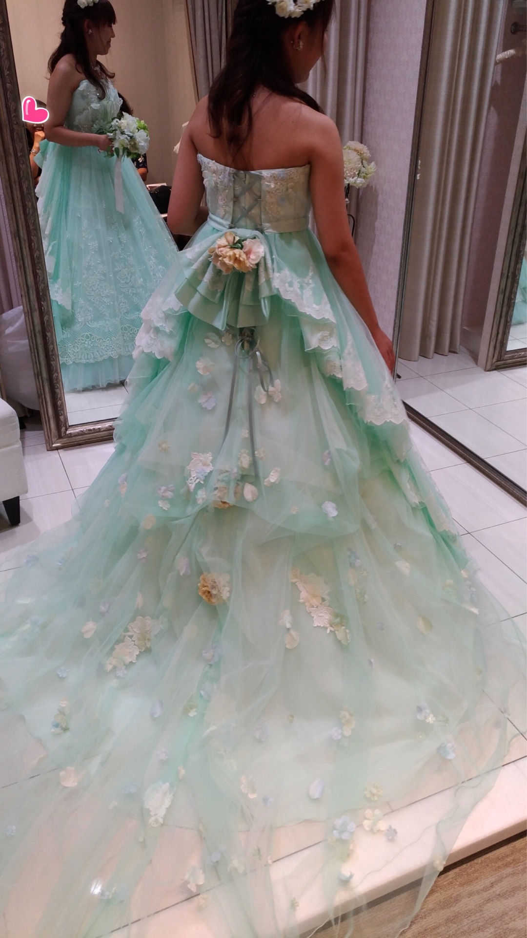 可愛いドレスに魅了されて..＊*TAKAMI BRIDALさんでのカラードレス試着