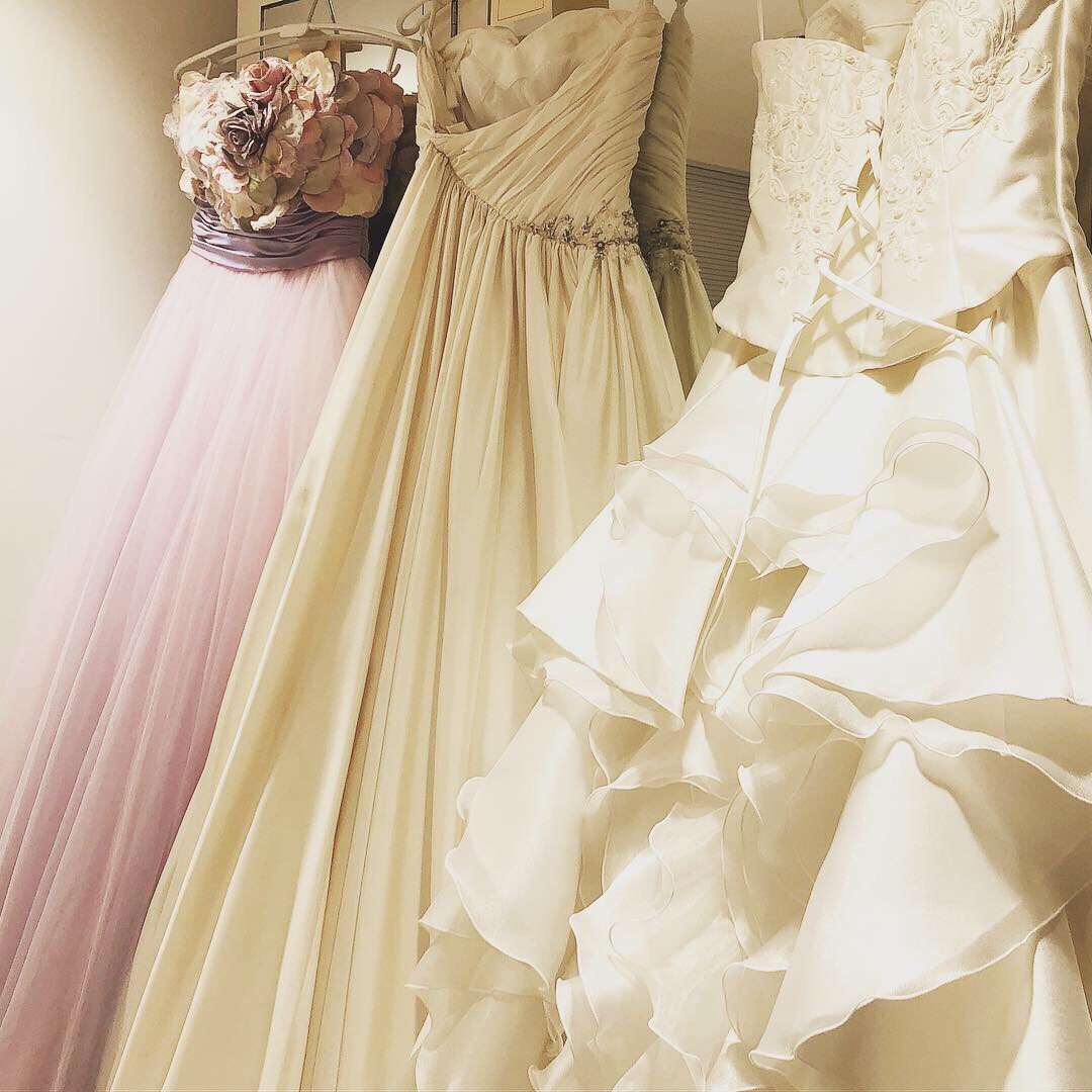 PREMIERが出しているラベンダードレスを試着♡お花モチーフで PREMIERが出しているラベンダードレスを試着♡お花モチーフで
