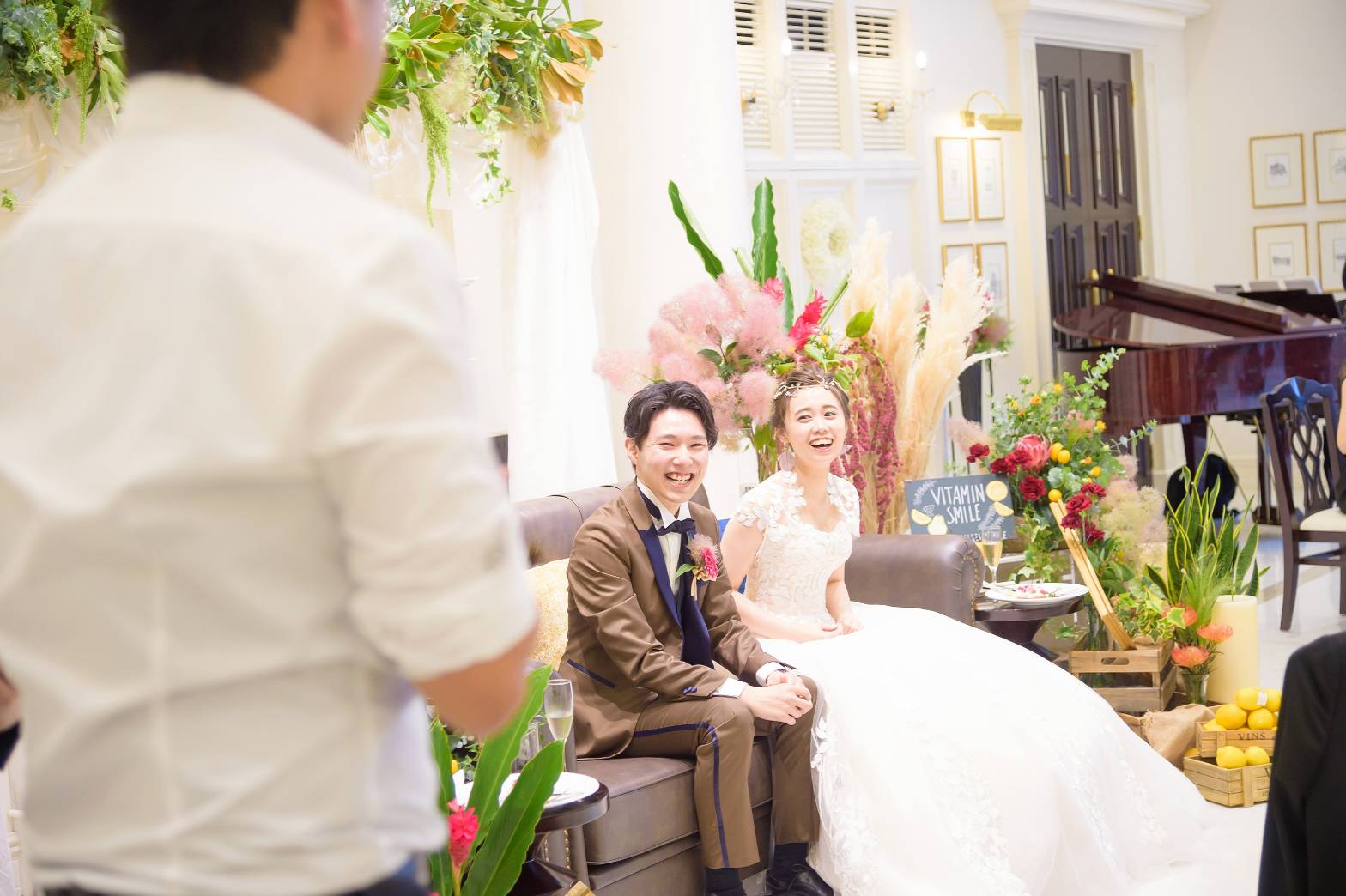 結婚式のテーマは Vitamin Smile 笑顔溢れる最高の披露宴に 美花嫁図鑑 Farny ファーニー お洒落で可愛い花嫁レポが満載 Byプラコレ