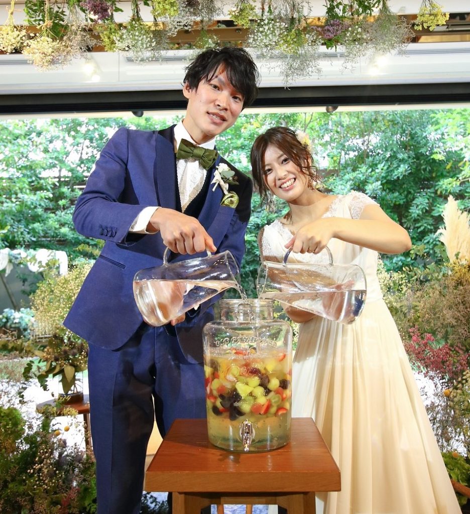 フルーツポンチラウンドの演出も♡大好きな人たちに囲まれて幸せな