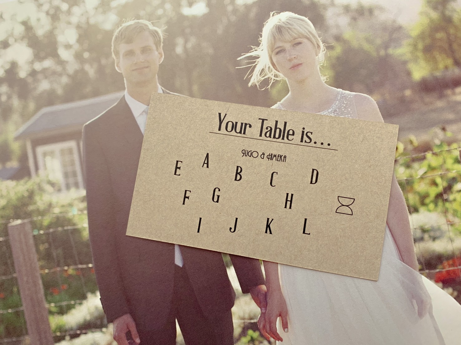 ペーパーアイテムの定番 エスコートカードはヴィンテージ感を出してとびきりお洒落に 美花嫁図鑑 Farny ファーニー お洒落で可愛い花嫁レポが満載 Byプラコレ