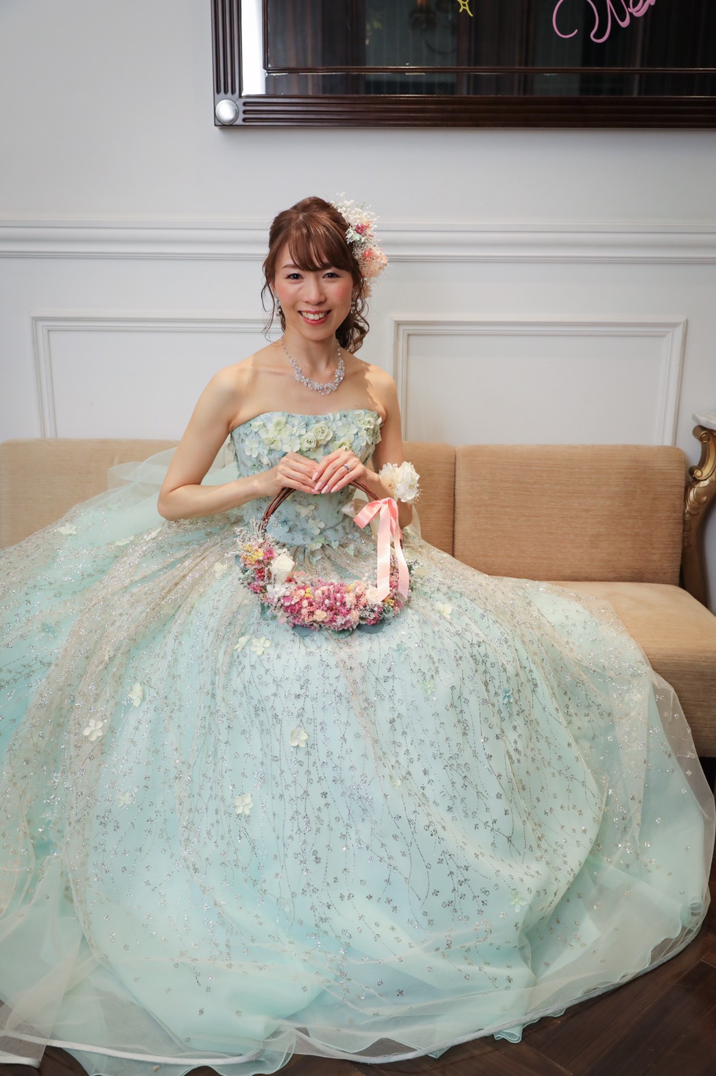 売れ筋 結婚式 ウェディングドレス ウエディングドレス ペパーミント