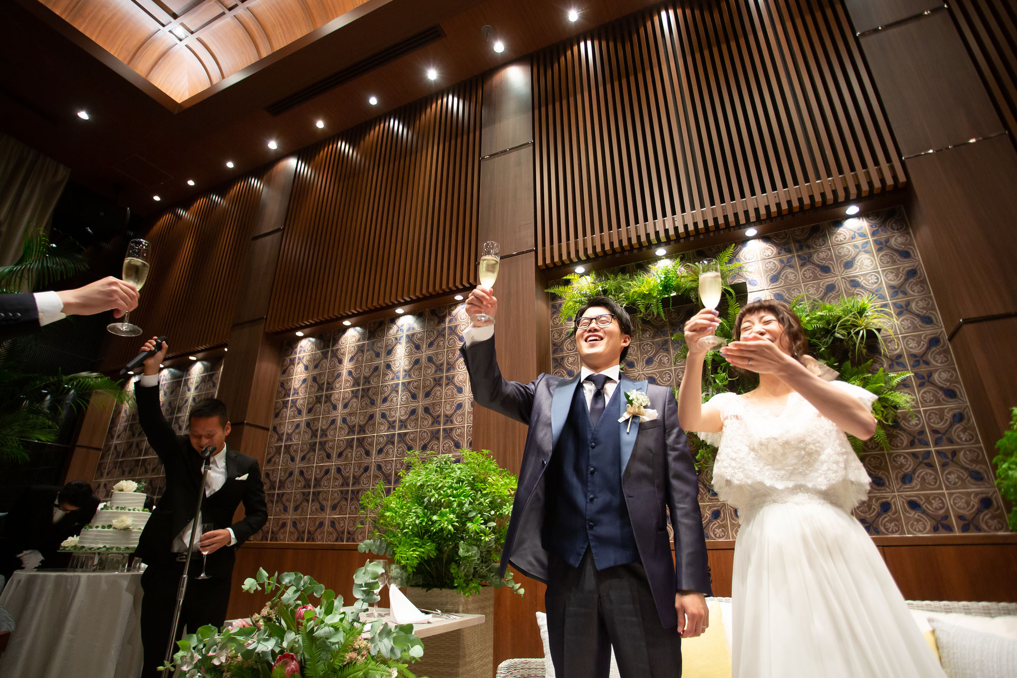 まるで同窓会のよう 大好きな方ばかりが集まったアットホームな披露宴レポ 美花嫁図鑑 Farny ファーニー お洒落で可愛い花嫁レポが満載 Byプラコレ