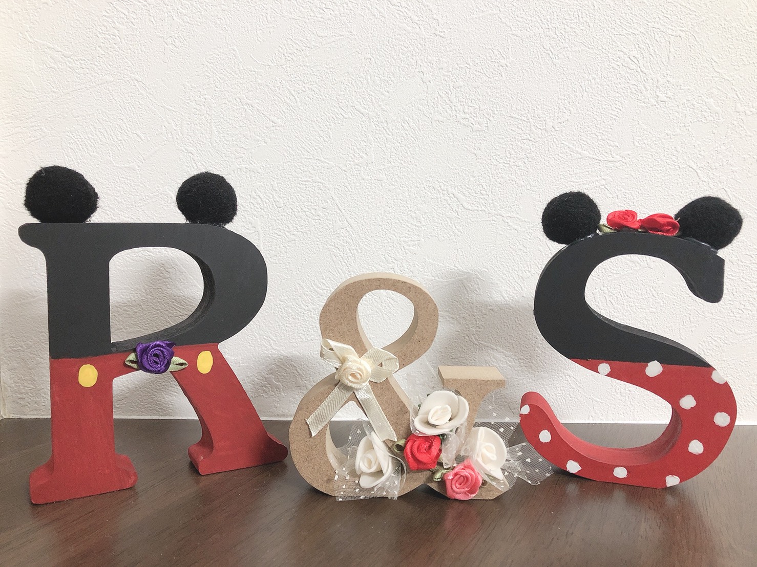 ディズニー風結婚式に合わせて【ミキミニオブジェ】を手作りしました