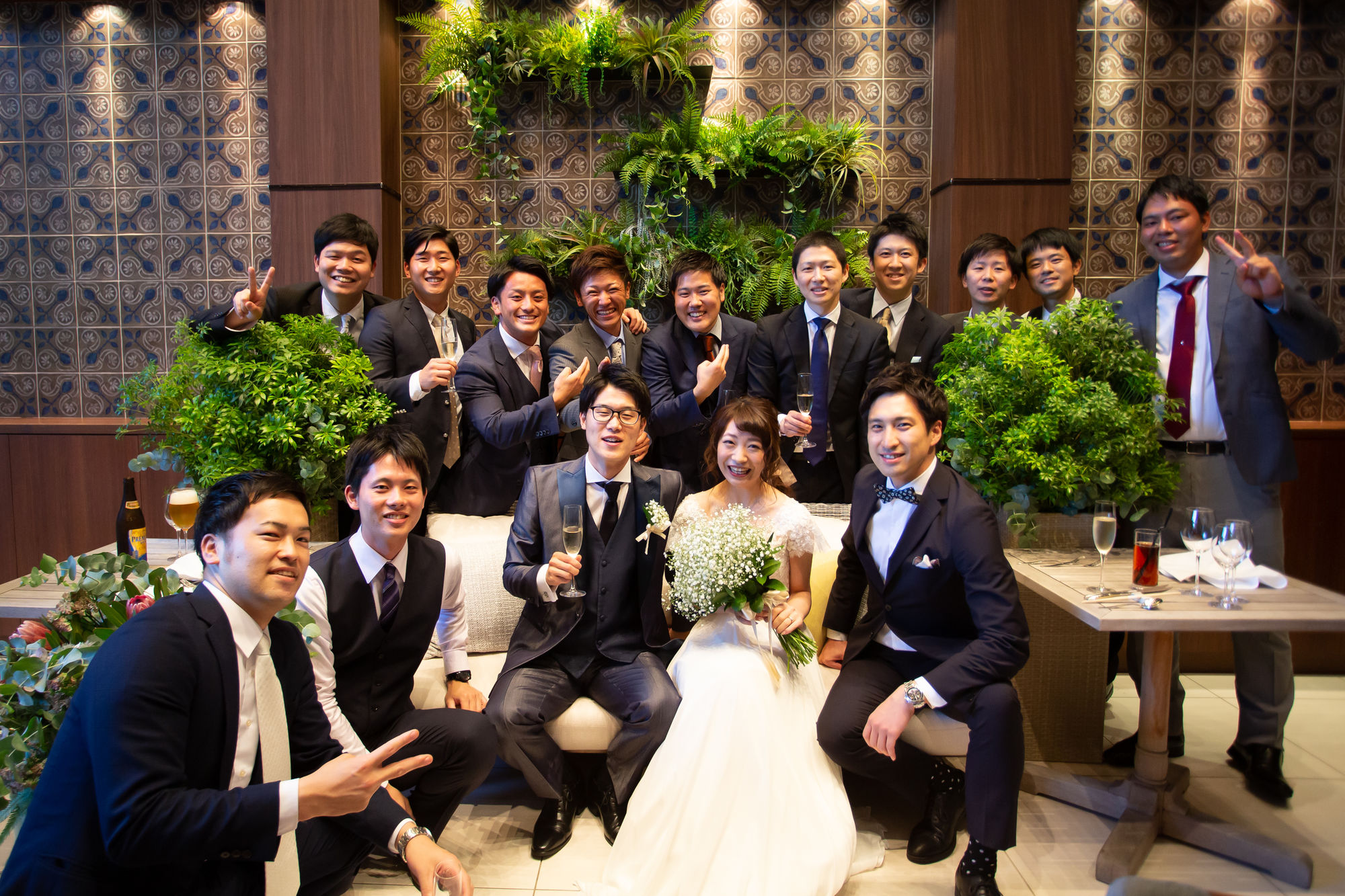 まるで同窓会のよう 大好きな方ばかりが集まったアットホームな披露宴レポ 美花嫁図鑑 Farny ファーニー お洒落で可愛い花嫁レポが満載 Byプラコレ