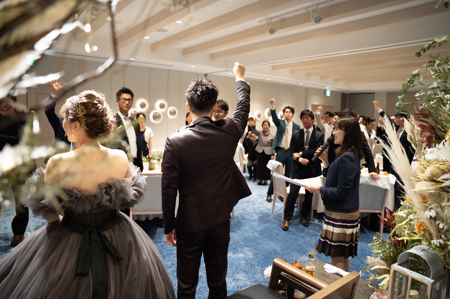 会場装飾や高砂にもこだわりを見せて ゲスト参加型の披露宴レポをご紹介 美花嫁図鑑 Farny ファーニー お洒落で可愛い花嫁レポが満載 Byプラコレ