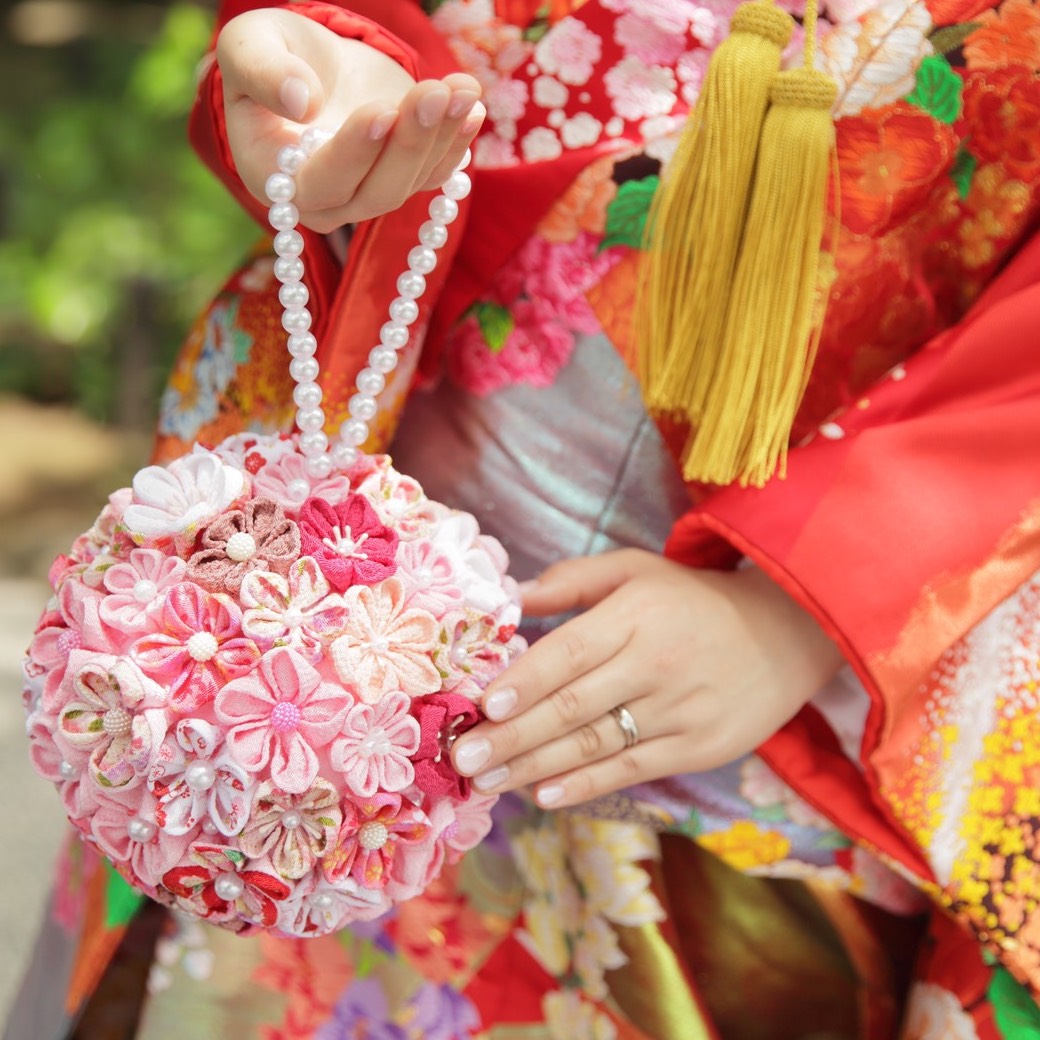 ボールブーケ 結婚式 和装 小物