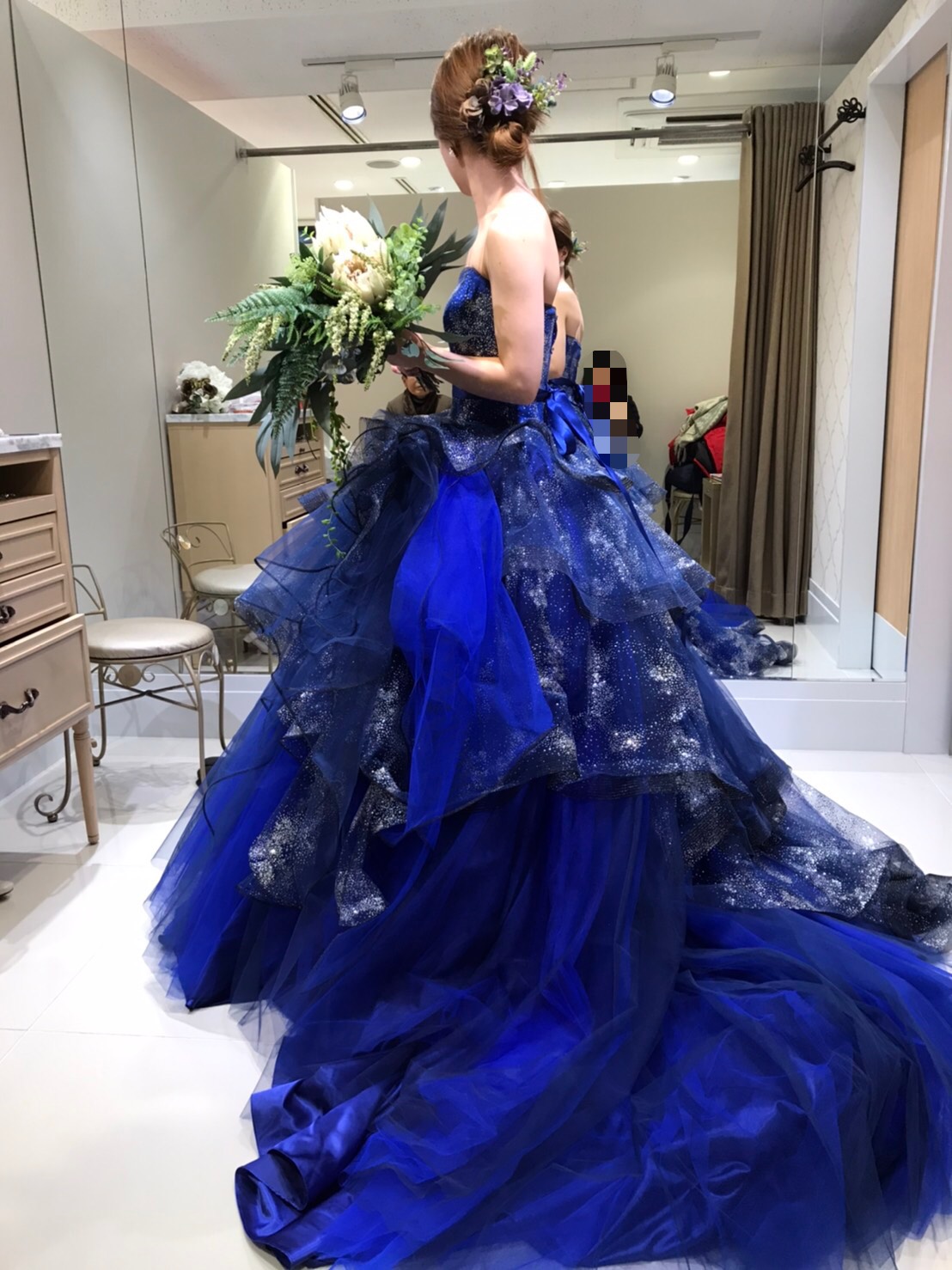 ブルードレスをお考えのプレ花嫁さま必見 Four Sis Coでの試着レポをご覧あれ 美花嫁図鑑 Farny ファーニー お洒落で可愛い花嫁レポが満載 Byプラコレ