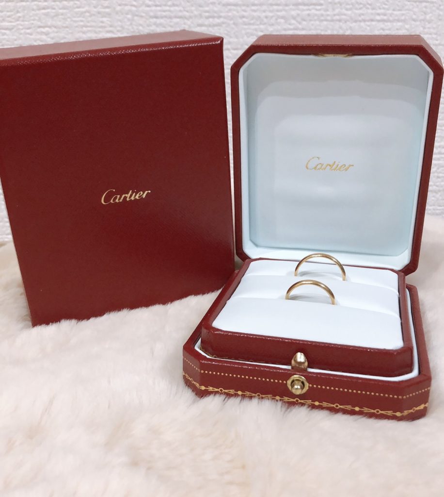2人で決めたこだわりの婚約指輪と、大好きなブランドで決めた結婚指輪