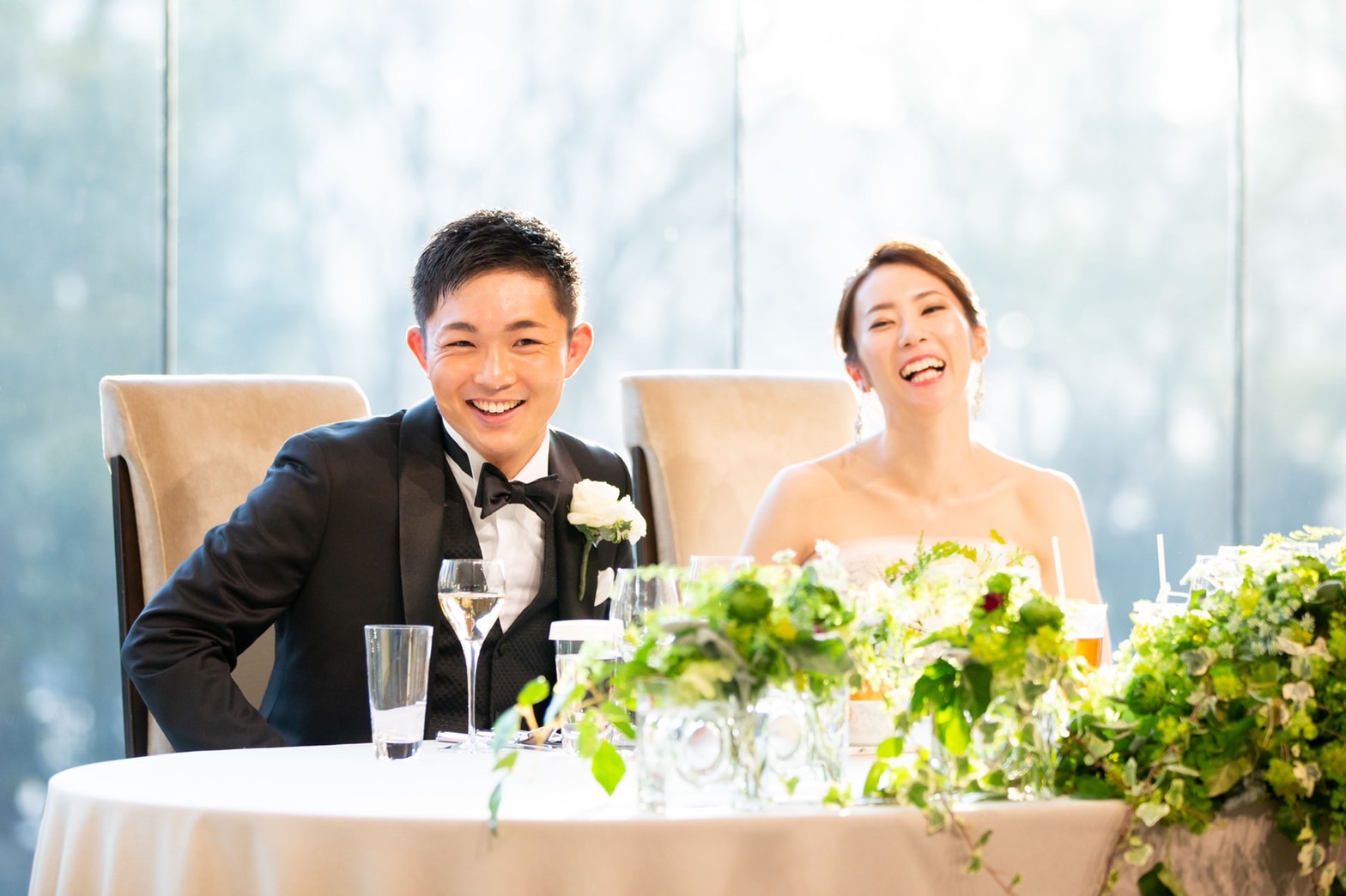 消防士の旦那さんの同期から愛のレスキュー隊余興はゲストにも大人気 笑顔溢れる披露宴 美花嫁図鑑 Farny ファーニー お洒落で可愛い花嫁レポが満載 Byプラコレ