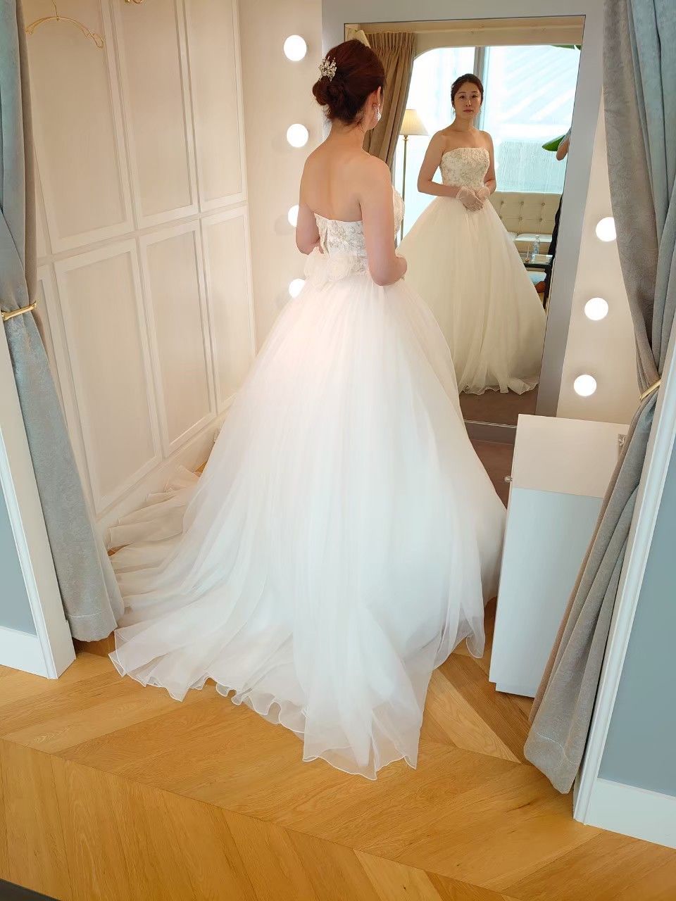 AULANOVA プリンセスラインドレス ウェディングドレス プリンセスライン AULANOVA 結婚式 ドレス 白