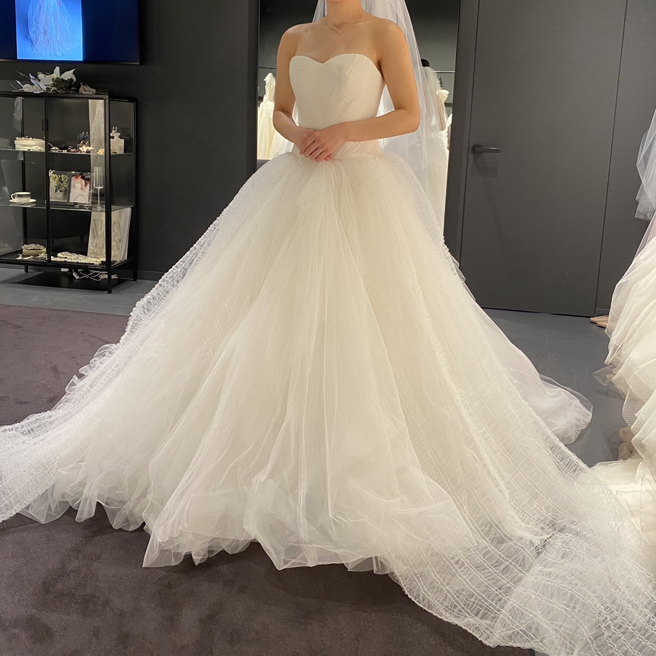 美品♡ウェディングドレス♡梨花コラボ、引っ越しのため売り切りたいです 美品♡ウェディングドレス♡梨花コラボ、引っ越しのため売り切り