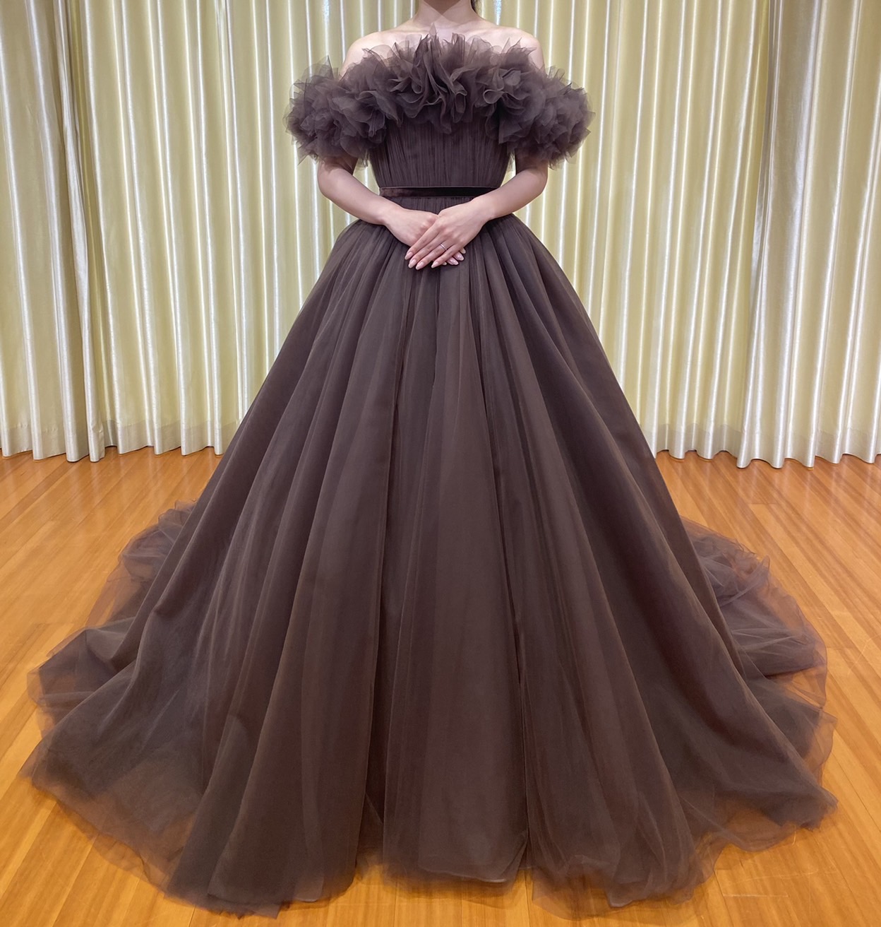イエベ秋の花嫁さま必見】トレンドカラードレス試着レポ♡* | 美花嫁