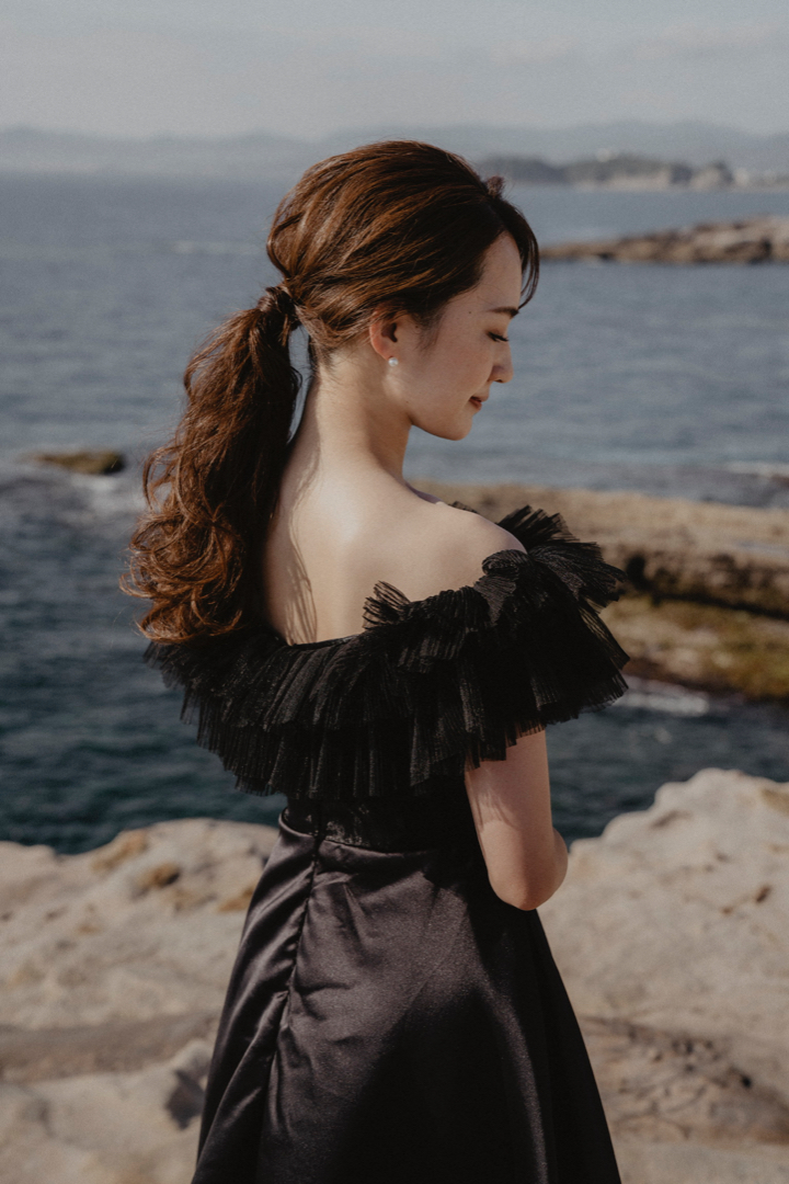 前撮り➁ ブラックドレス | 美花嫁図鑑 farny(ファーニー