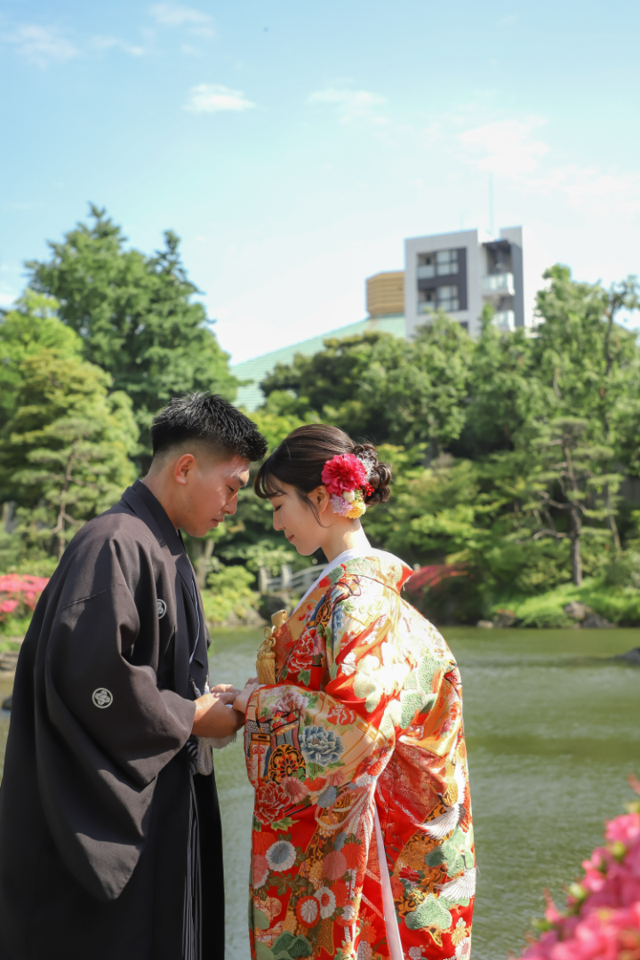 白無垢も色打掛も両方残したい♡都内での和装前撮り | 美花嫁