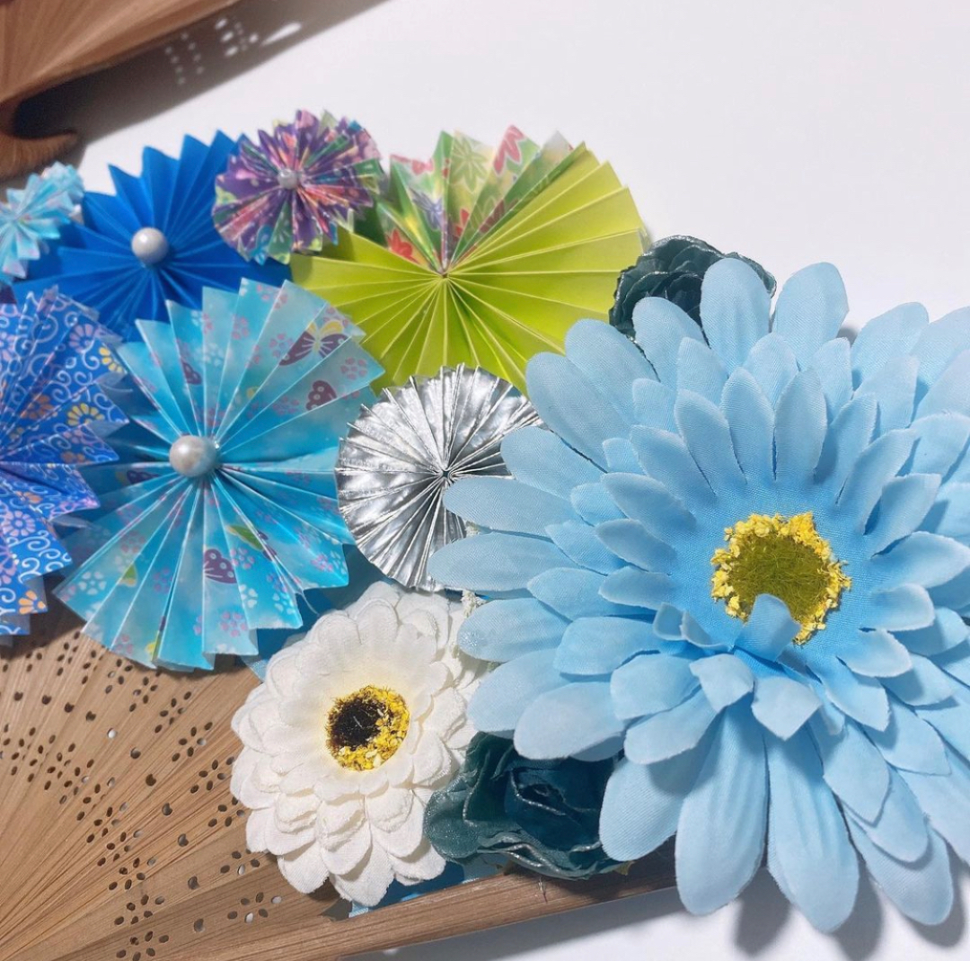 和装前撮りにぴったり！】扇子プロップスDIY | 美花嫁図鑑 farny